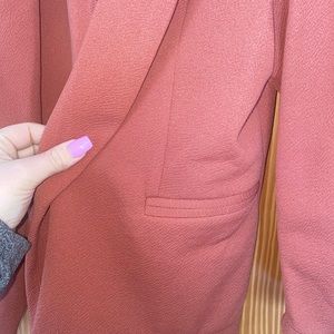 Peach blazer